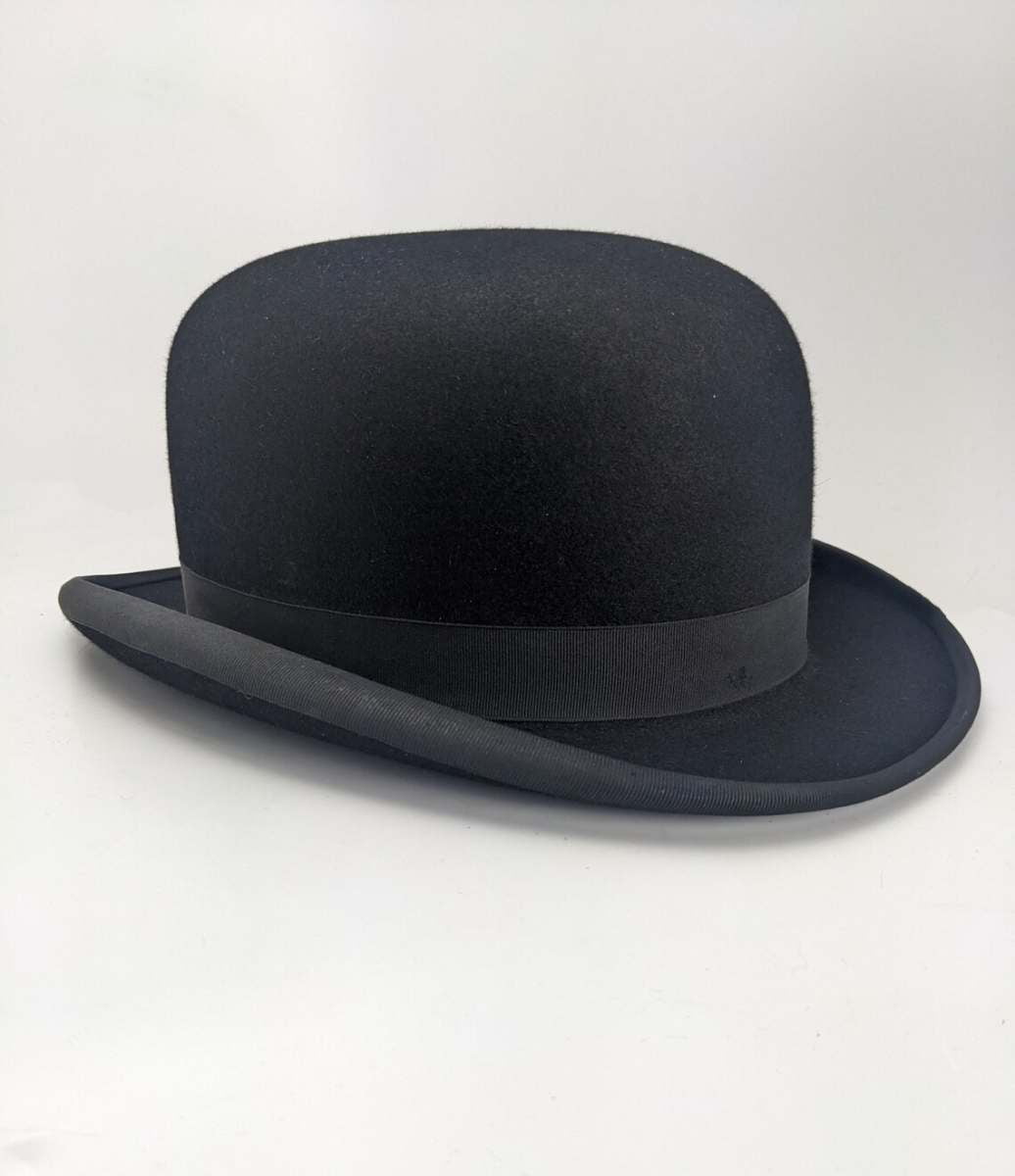 Fine Dunn & Co Ltd London vintage Bowler hat in leather case - Image 3