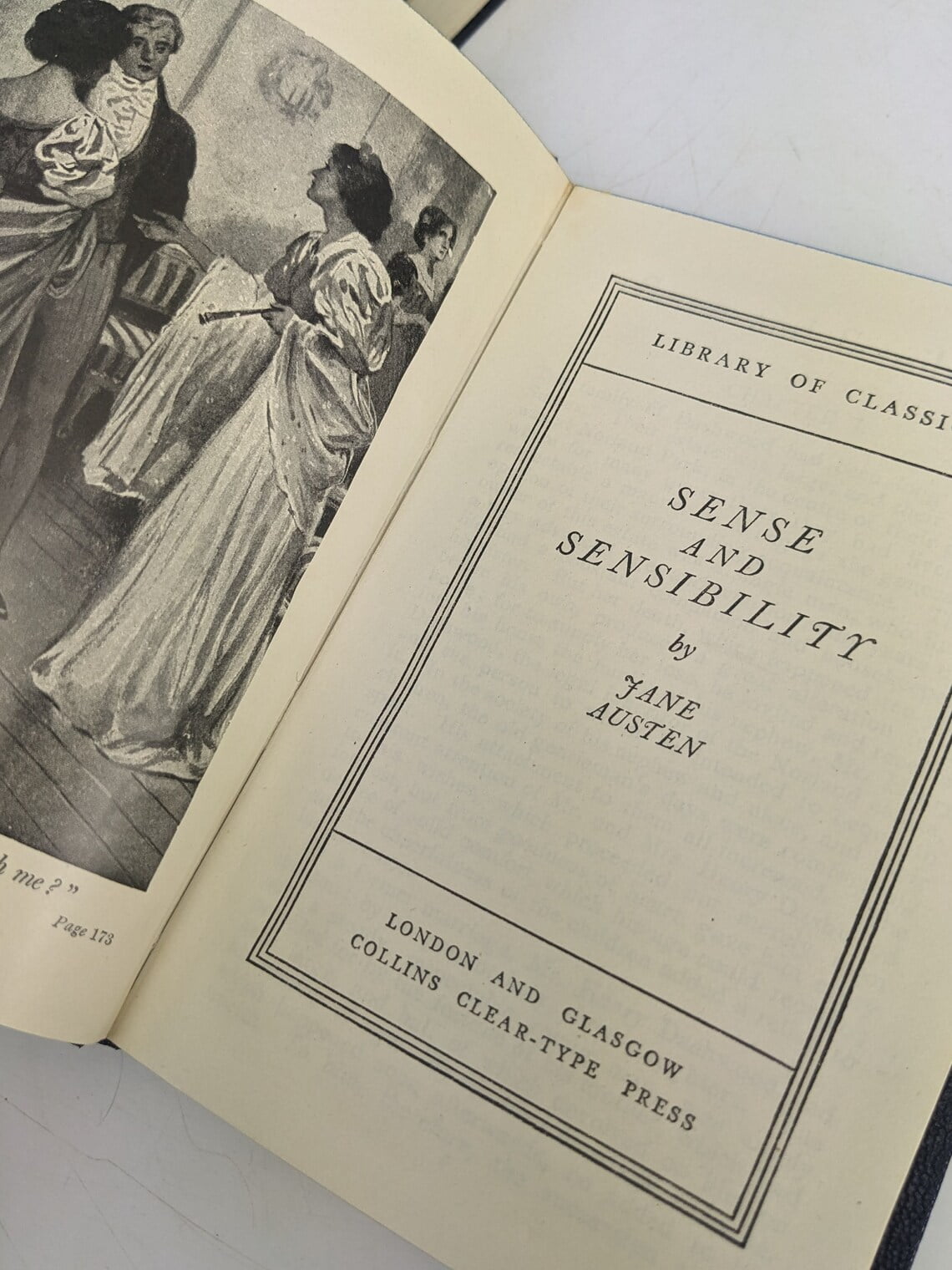 Set of four Jane Austen books including five novels - Mid century Collins - Image 3