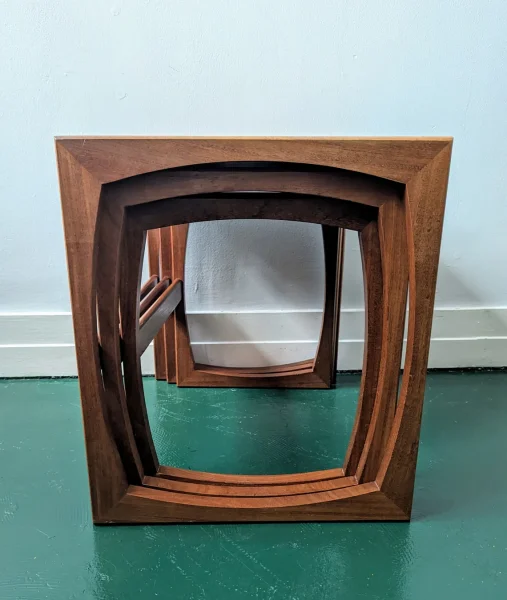 G Plan Quadrille midcentury nest of tables, 3 teak coffee or side tables - Image 4