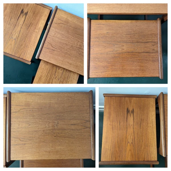 G Plan Quadrille midcentury nest of tables, 3 teak coffee or side tables - Image 7