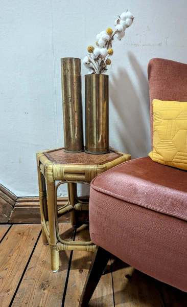 Midcentury bamboo coffee table - Image 10