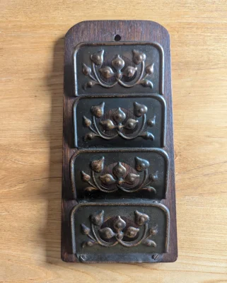arts and crafts letter rack