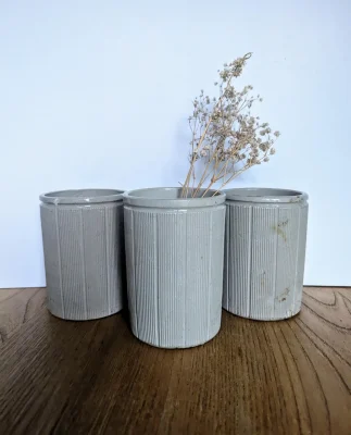 antique stoneware pots