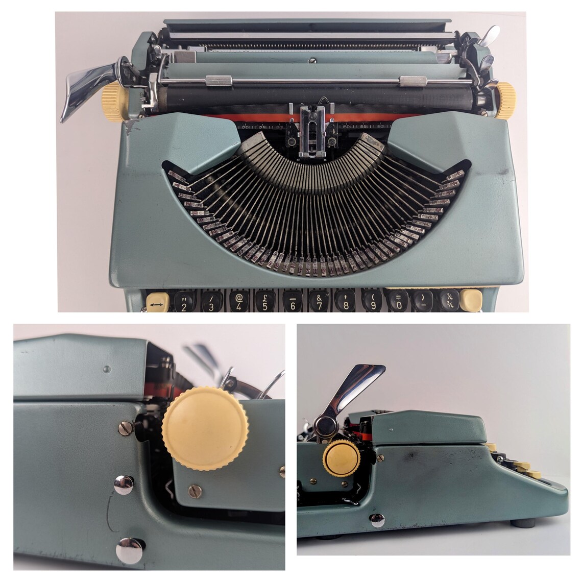 Imperial Good Companion model 6 typewriter, made in England in 1962 with original case - Image 6