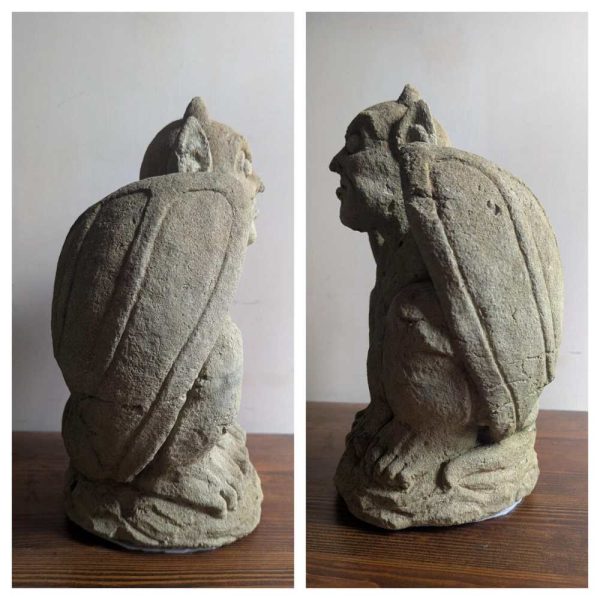 Weathered Gargoyle in composite stone - Image 8