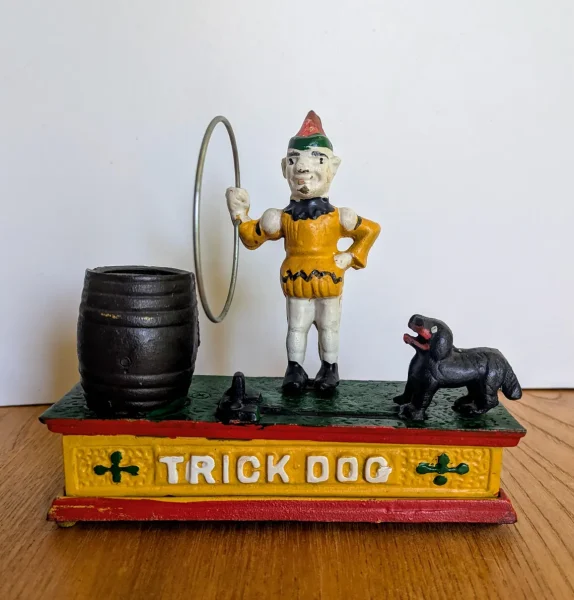 dog trick money box