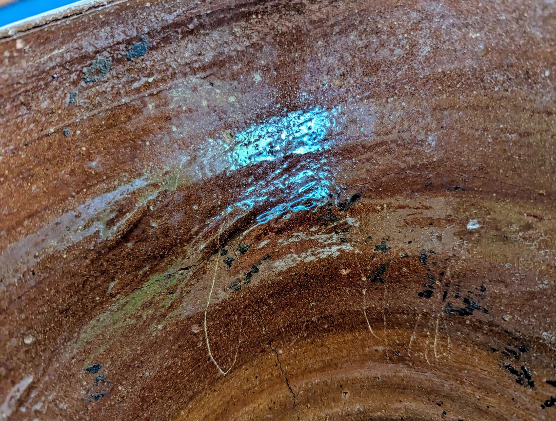 Antique Welsh stoneware dairy bowl - Image 6