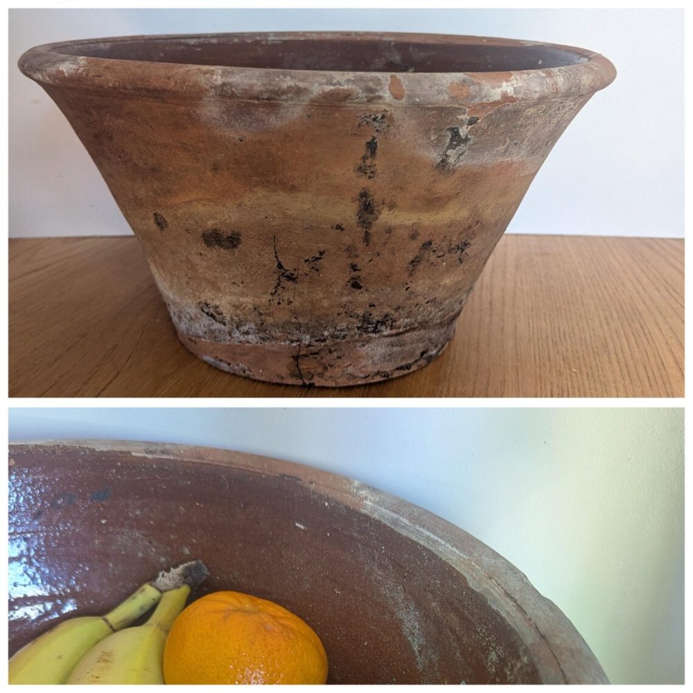 Antique Welsh stoneware dairy bowl - Image 4