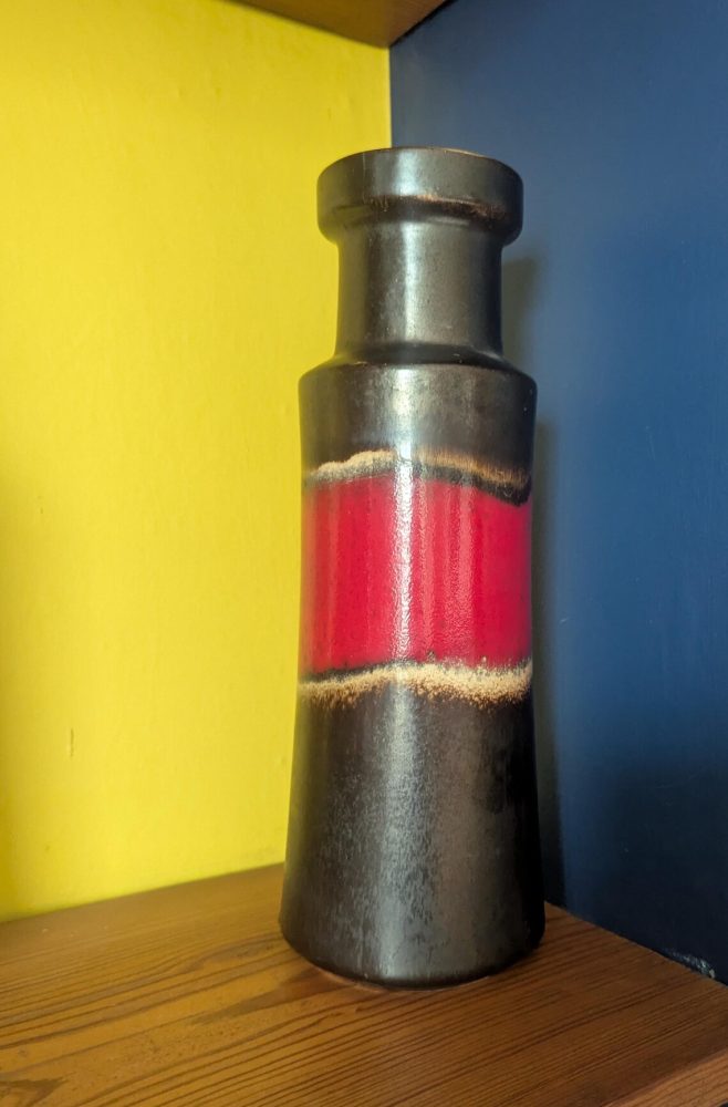 Midcentury West German 1960s vase 205-32 - Image 4
