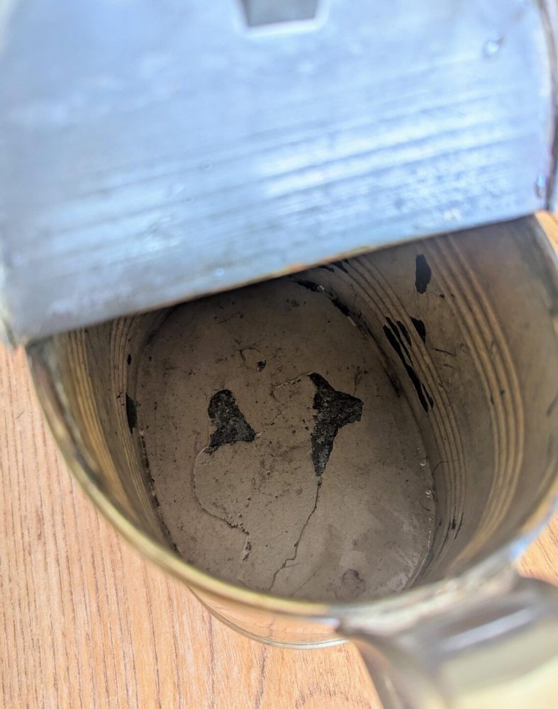 Vintage brass watering can with handle - Image 8
