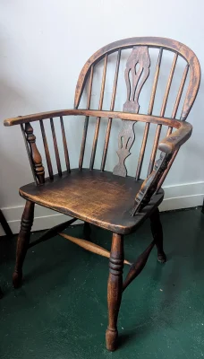low back windsor chair