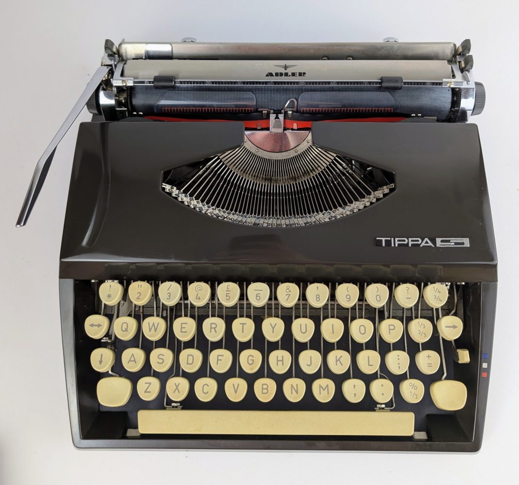 Adler Tippa S beautiful typewriter made in 1967 in excellent
