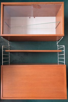 Midcentury Swedish String modular cabinet by Nisse & Kajsa Strinning