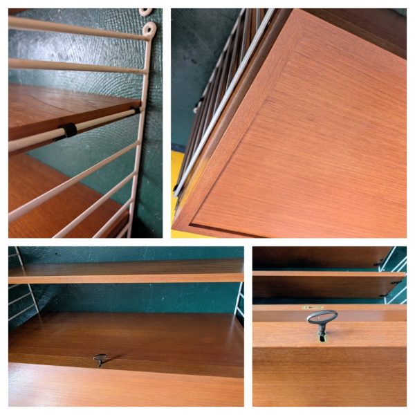 Midcentury Swedish String modular cabinet by Nisse & Kajsa Strinning - Image 11