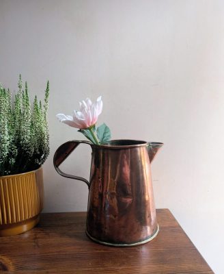 Antique copper jug, Bullpit & Sons Birmingham dated 1911