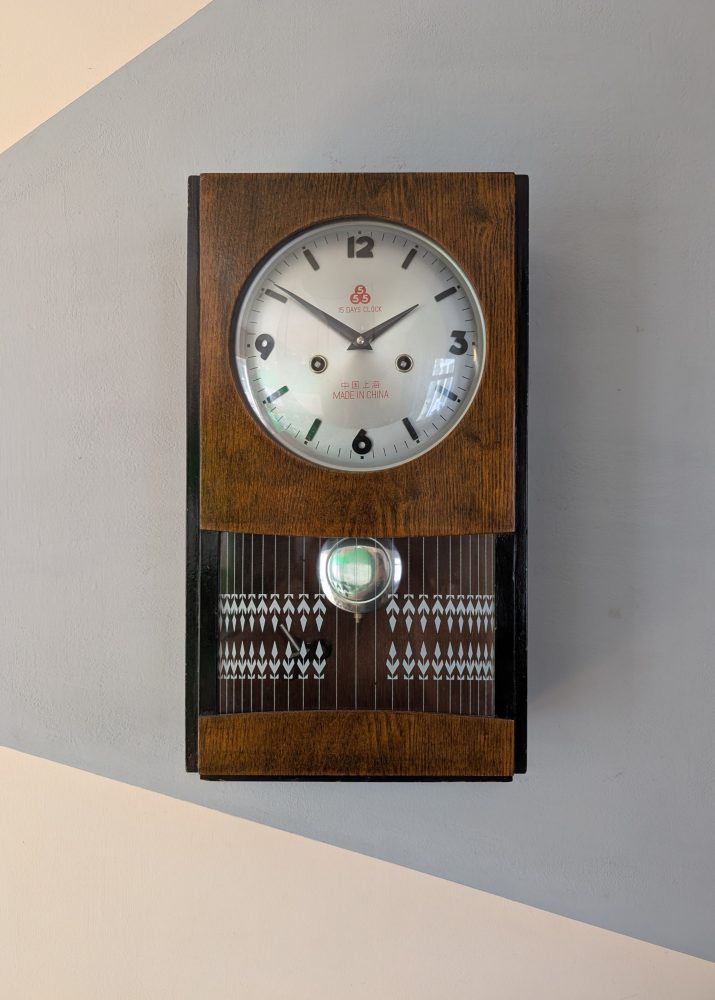 1960s Shanghai pendulum wall clock - Image 7