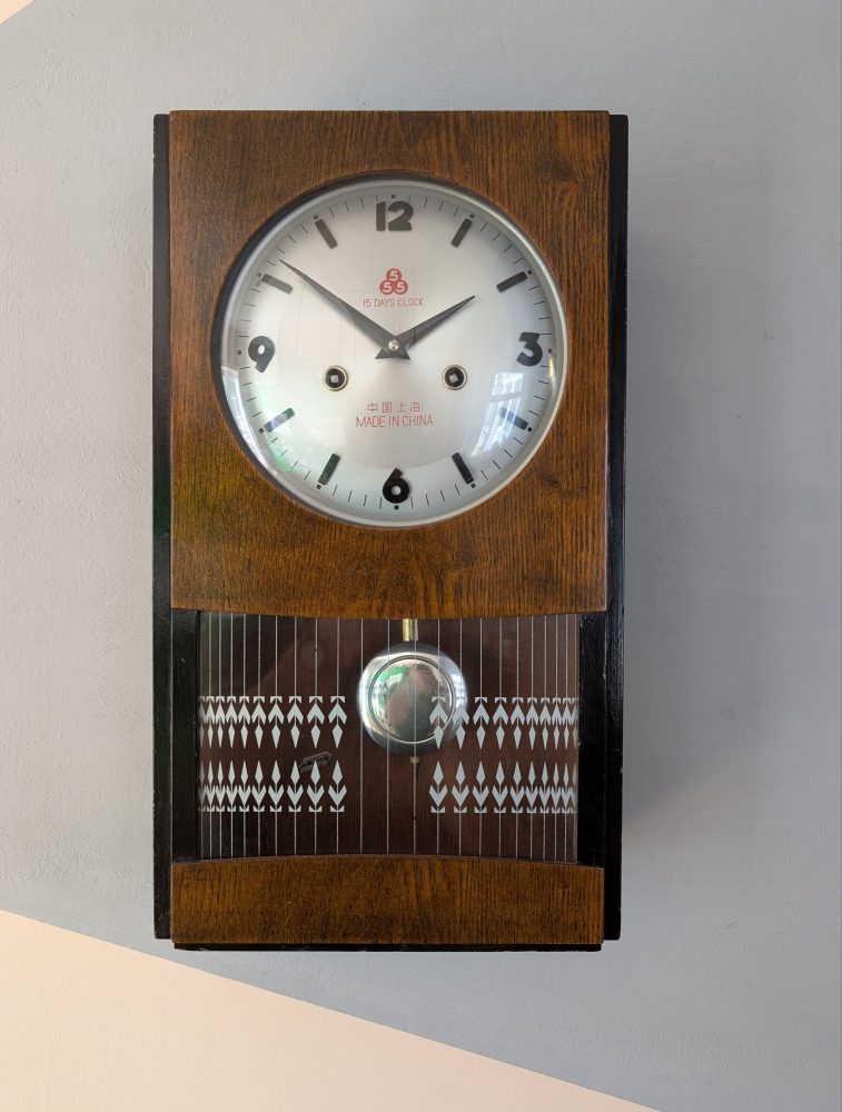 1960s Shanghai pendulum wall clock