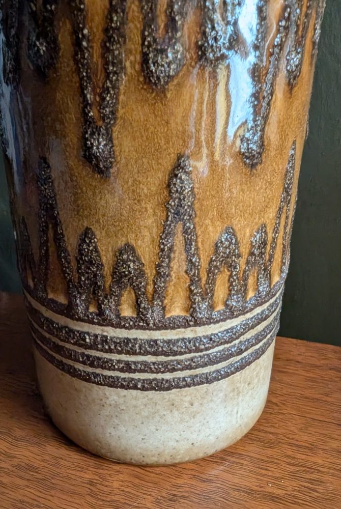 Midcentury West German 1960s vase 3092/8 - Image 3