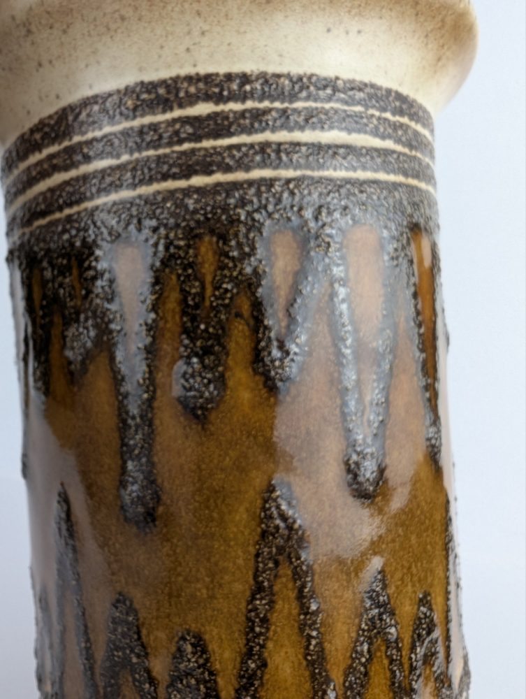 Midcentury West German 1960s vase 3092/8 - Image 10
