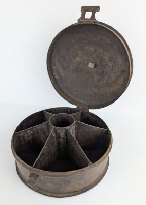 Victorian domed spice tin