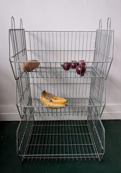Three large wire storage racks - Oaky Doke Vintage Home
