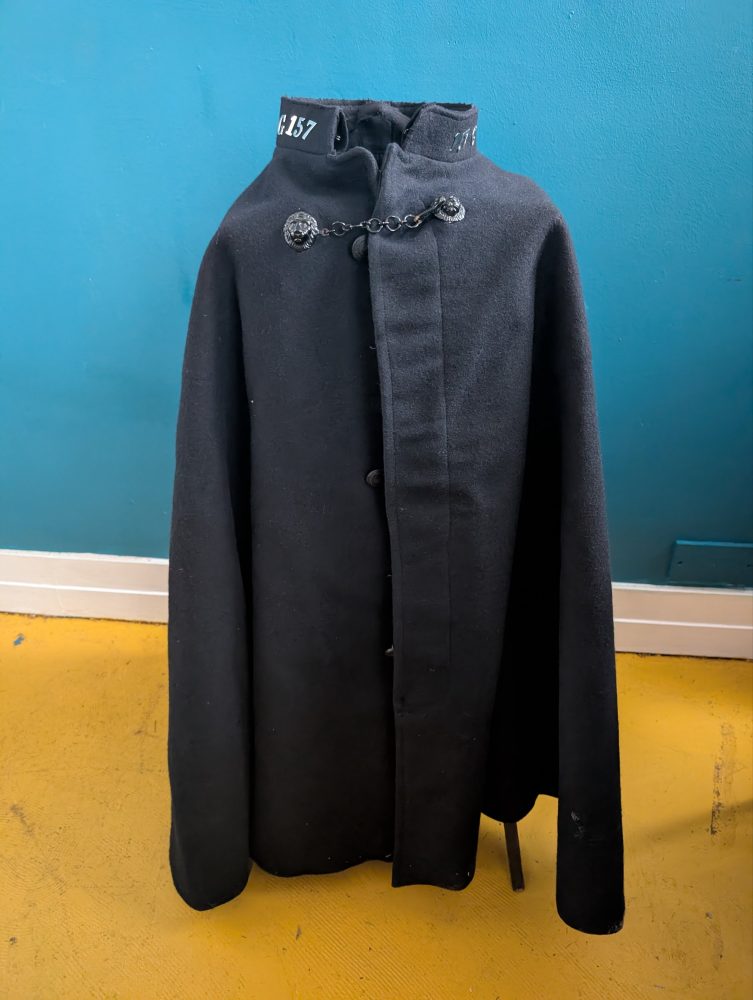 c.1950s woollen police cape for member of Gloucestershire Constabulary