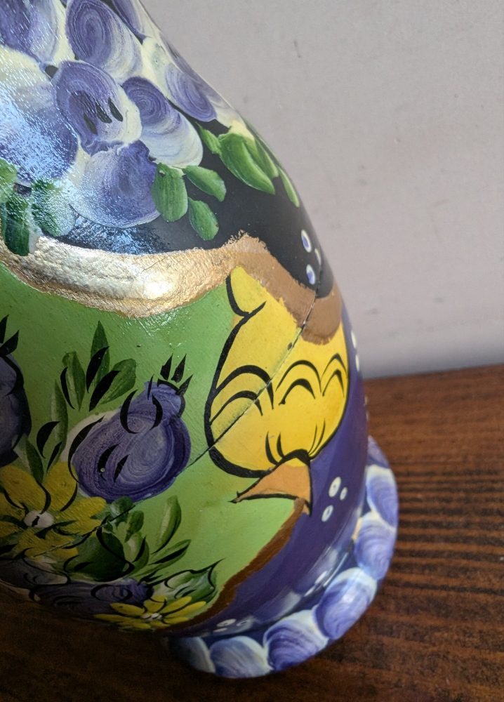 Set of vintage Russian dolls, 5 wooden nesting Matryoshka dolls in mint condition - Image 11