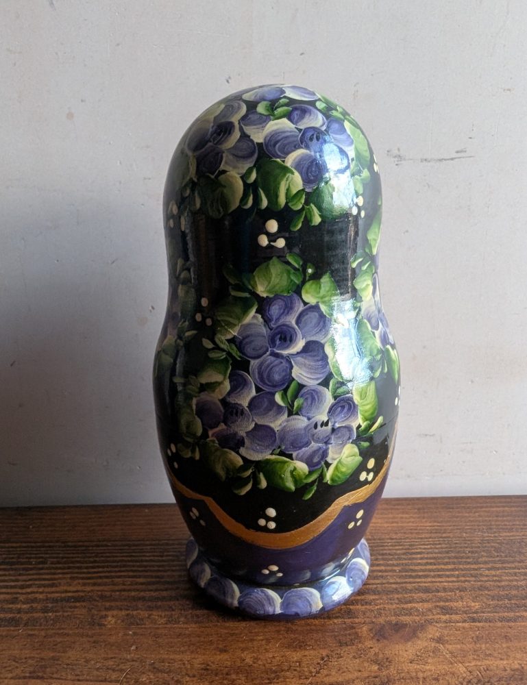 Set of vintage Russian dolls, 5 wooden nesting Matryoshka dolls in mint condition - Image 8