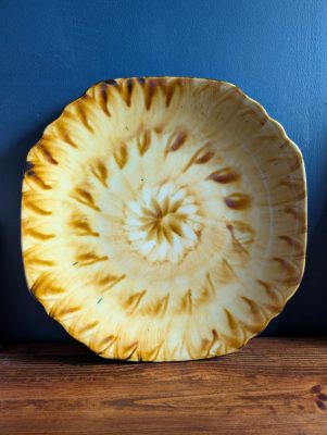 Porthmadog Pottery large decorative plate signed J. Jones