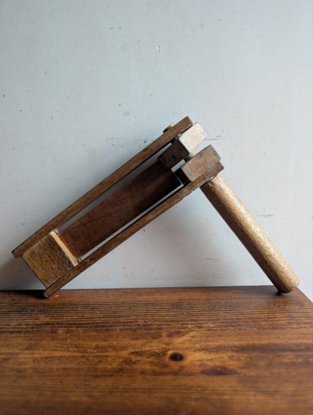 Football Fan With Rattle Midcentury football fan’s clacker rattle | Oaky Doke Vintage Home