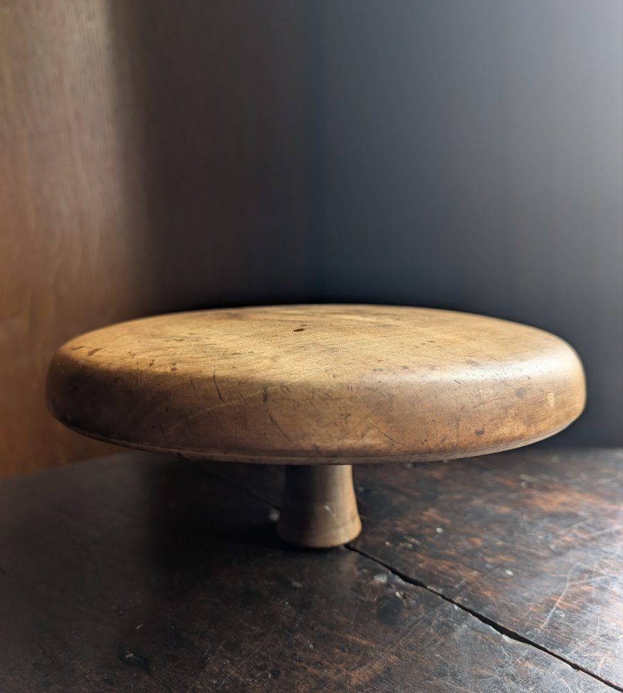 Antique 19th century sycamore wood butter worker - Image 5