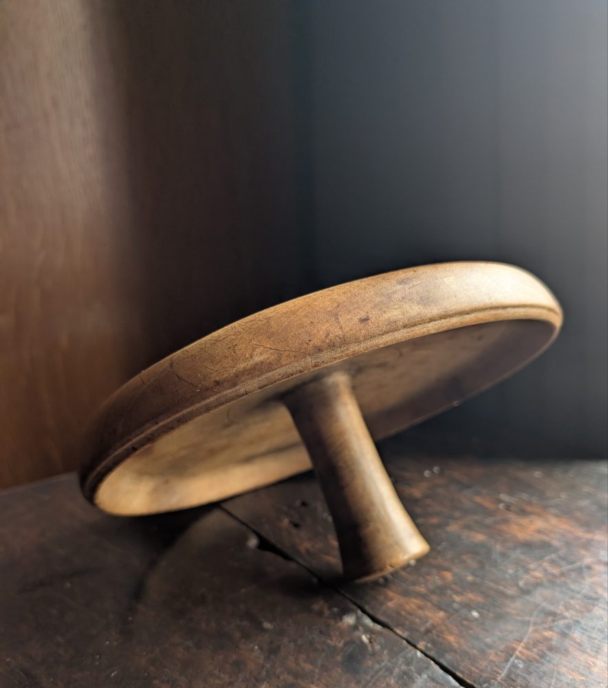 Antique 19th century sycamore wood butter worker - Image 13