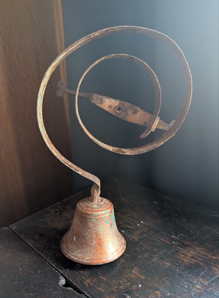 Spring Bell Antique spring door bell | Oaky Doke Vintage Home