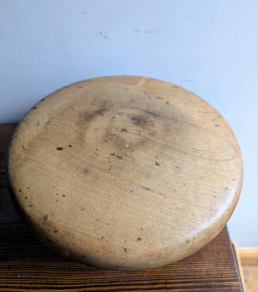 Antique 19th century sycamore wood butter worker - Image 6