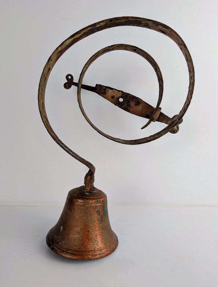 Spring Bell Antique spring door bell | Oaky Doke Vintage Home