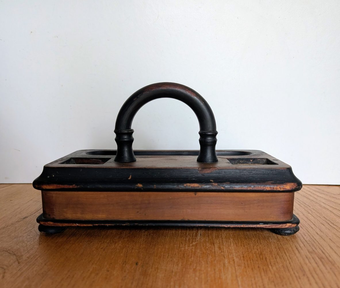Late Victorian desk organiser - Image 10
