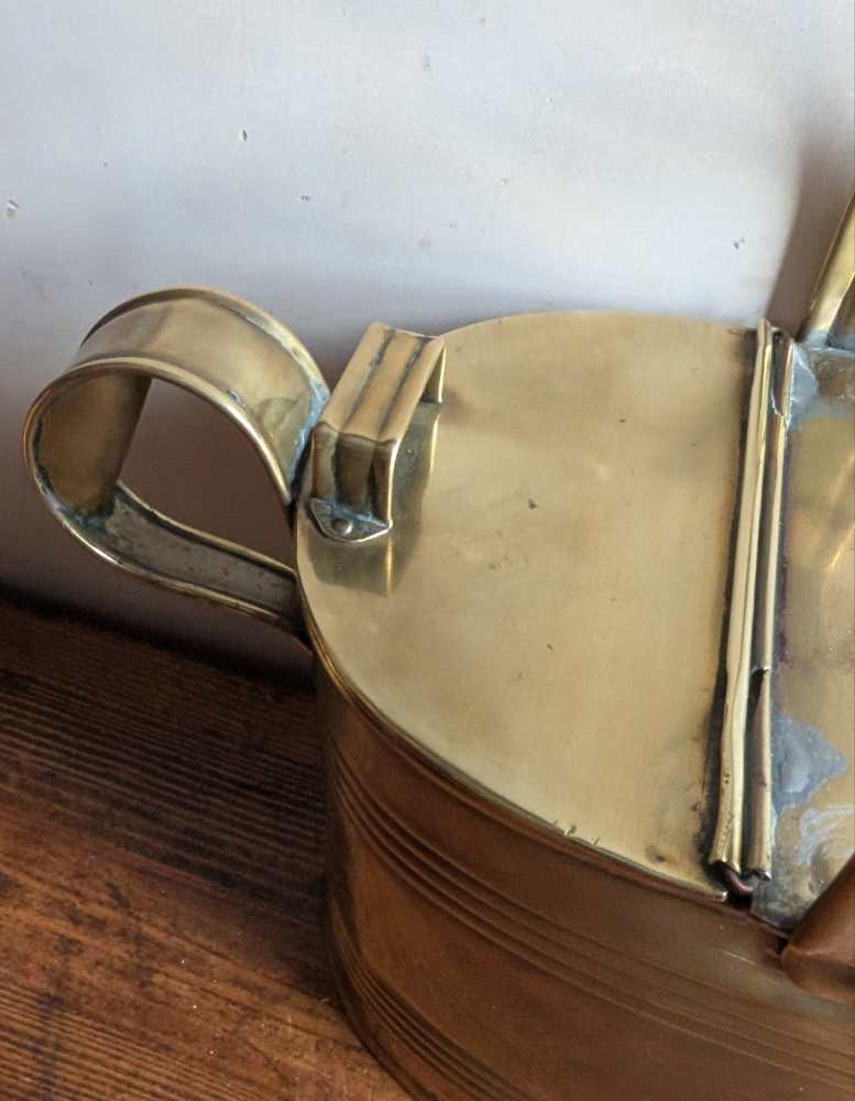 Victorian brass watering can - Image 6
