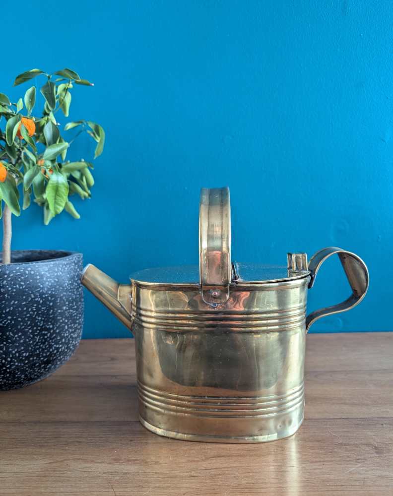 Victorian brass watering can - Image 4