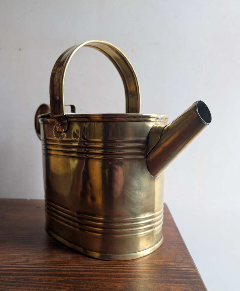 Victorian brass watering can - Image 5