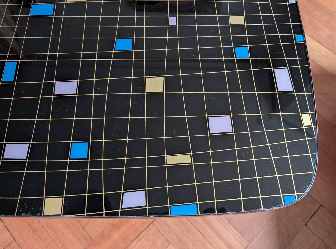 1950s large atomic design coffee table on dansette legs - Image 11