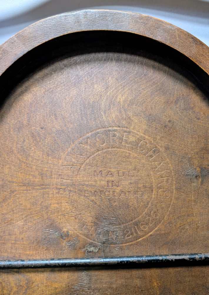 1920s English folding beech chair by Stakmore - Image 10