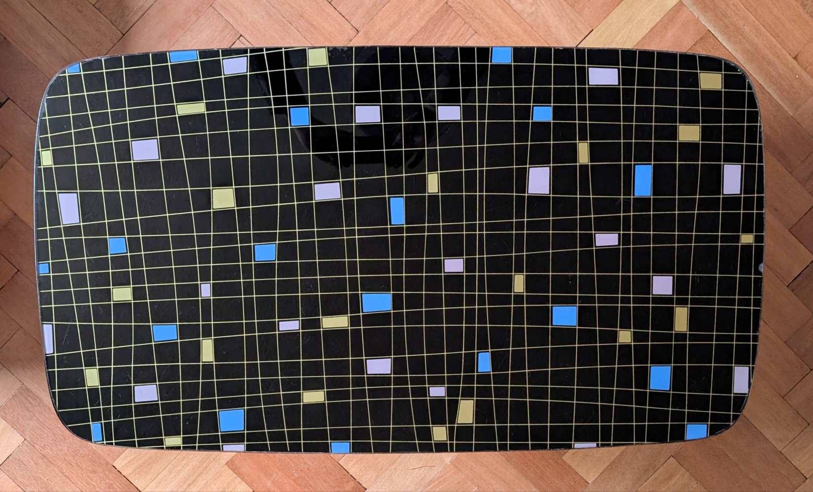 1950s large atomic design coffee table on dansette legs - Image 2