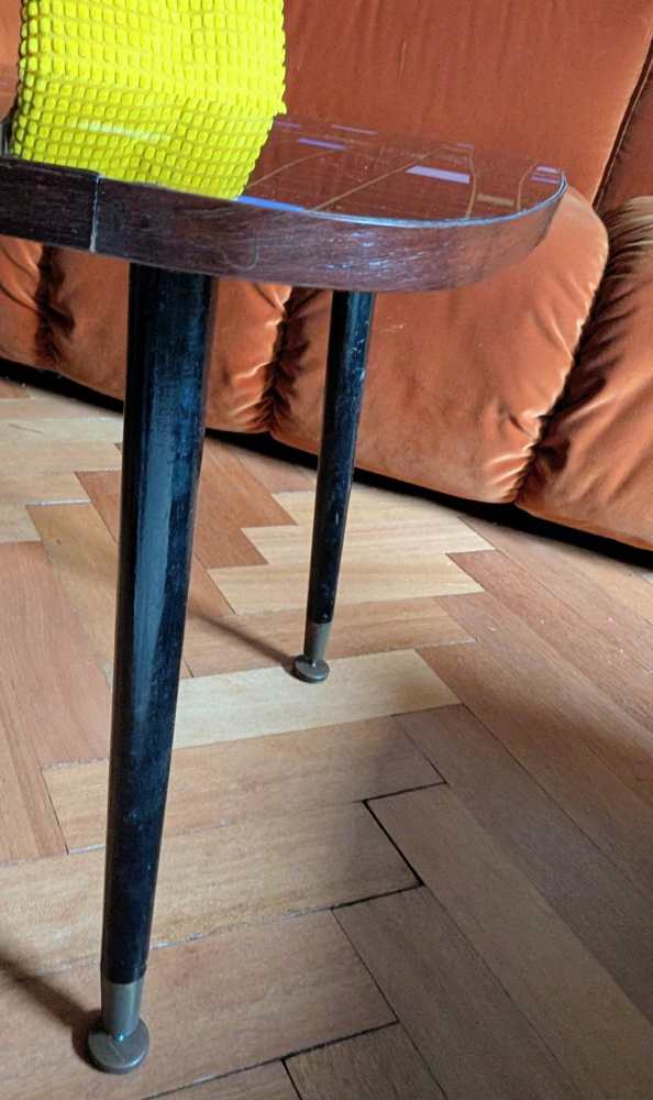 1950s large atomic design coffee table on dansette legs - Image 6