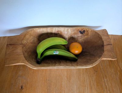 Carved one piece European fruit bowl