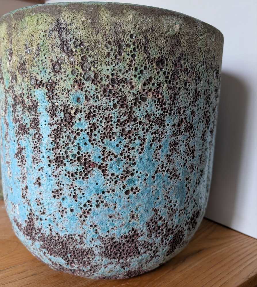 Large weathered plant pot - pair available - Image 2
