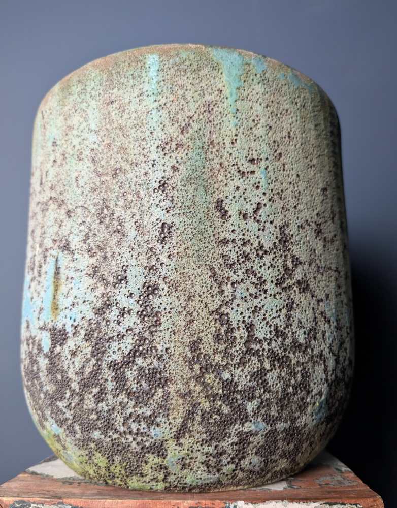 Large weathered plant pot - pair available - Image 13