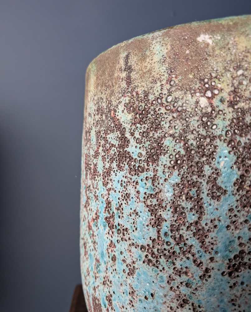 Large weathered plant pot - pair available - Image 8