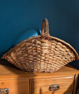 Large flower gathering basket