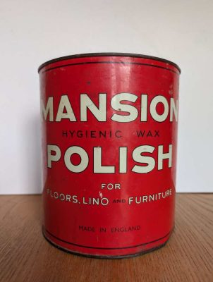 Mansion Wax tin, c.1950s