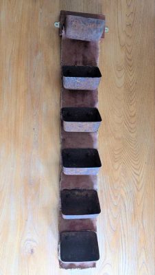 Grain Hopper as climbing planter / shelves